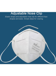 KN95 Disposable Safety Face Mask, MD497-2_JX, White, 1-Piece