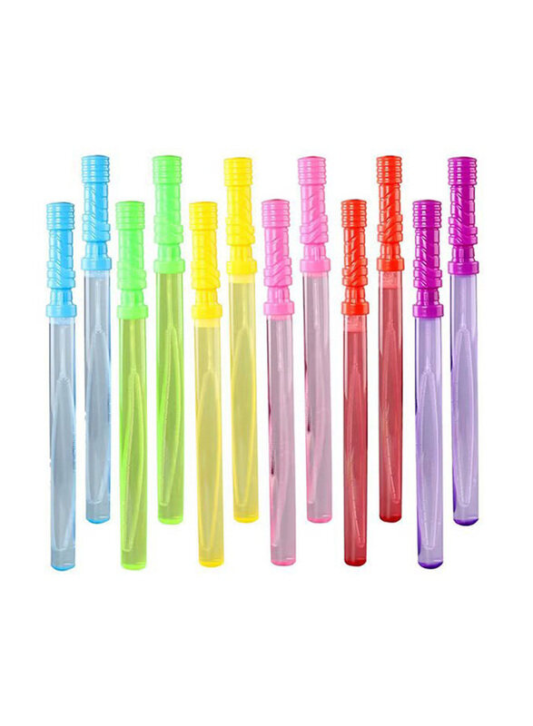 

Fun Little Toys Bubble Wand Set, 12 Pieces, Ages 3+