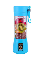 380ml USB Electric Charging Juice Cup Portable Multifunctional Home Fruit Blender Juicer, Blue