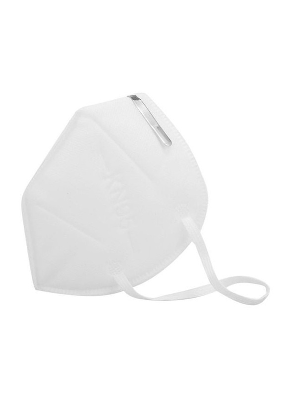 KN95 Disposable Safety Face Mask Set, White, 20-Pieces