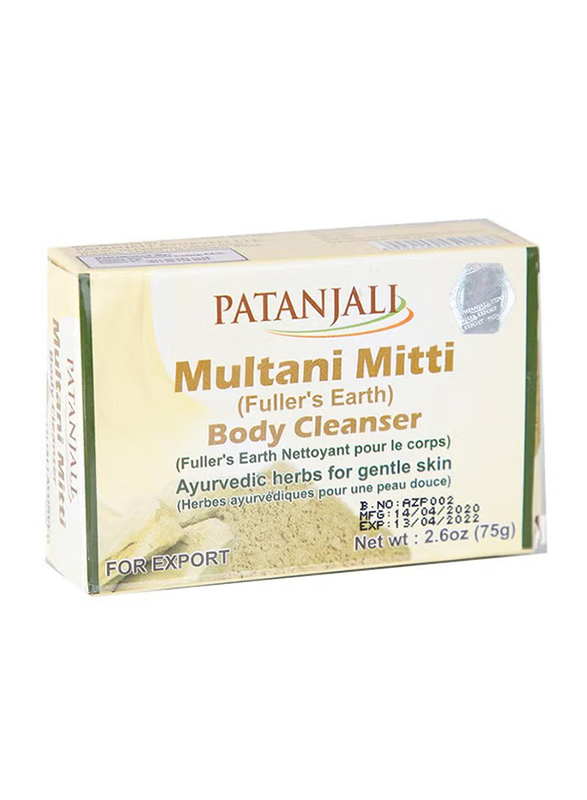 Patanjali Multani Mitti Body Cleanser Soap, 75g