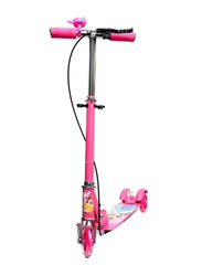 3 Wheel Foldable Scooter, RA6021, Pink/Silver
