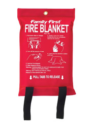 Fire Safety Blanket, White