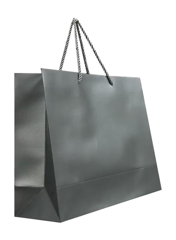 12-Piece Paper Gift Bag Set, Silver
