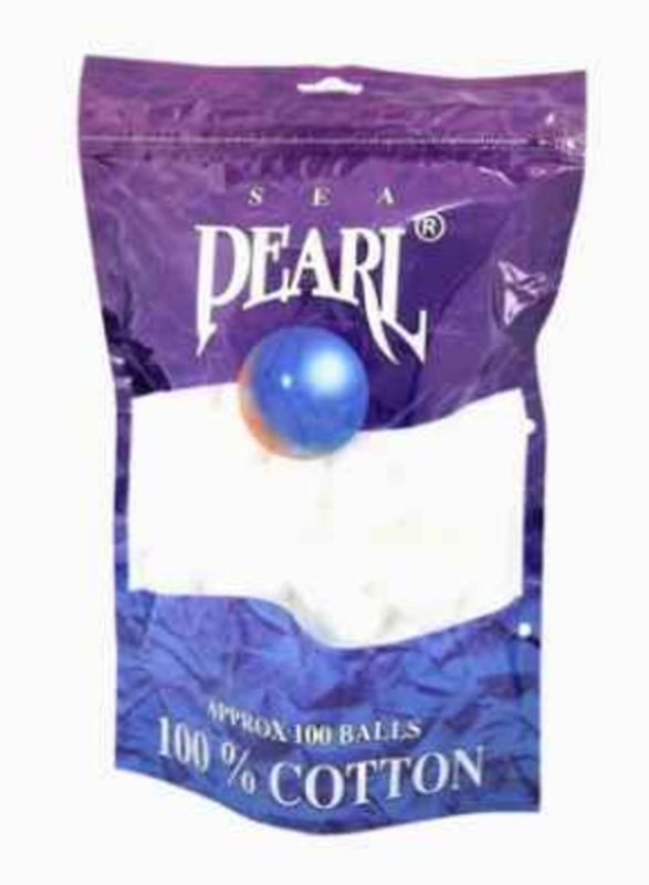 Sea Pearl Cotton Balls, 100 Pieces