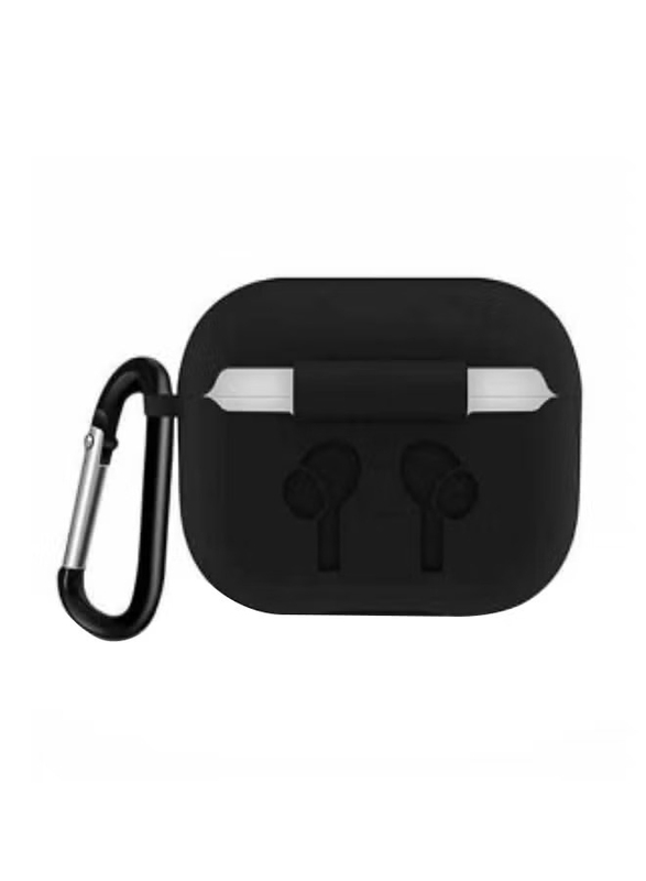 Protective Case Cover For Apple AirPods Pro, APDPSIL, Black