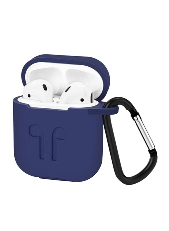 Silicone Protective Case Cover For Apple AirPods, Blue