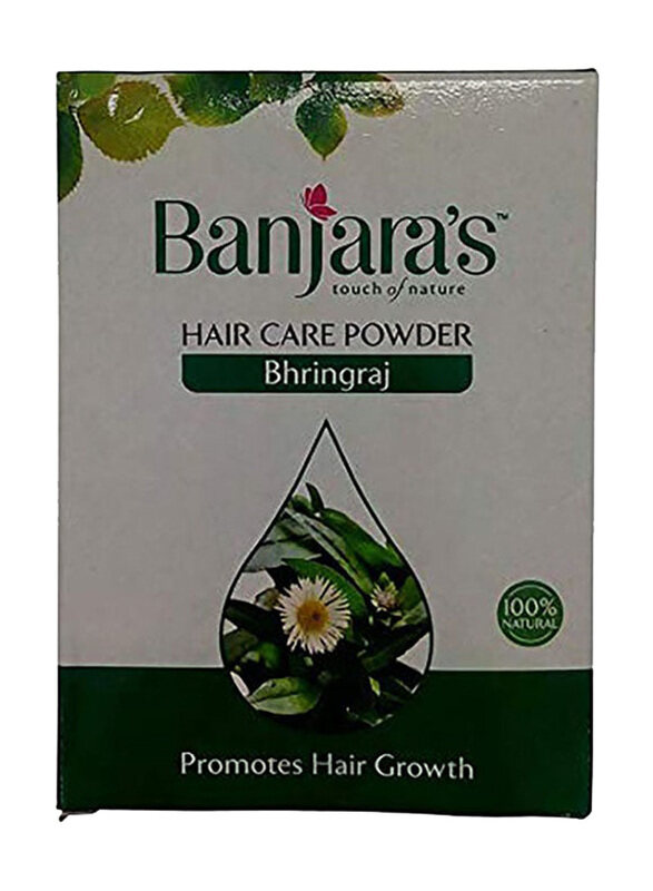 

Banjara's Bhringraj Herbal Hair Pack Powder All Hair Types, 4x100gm