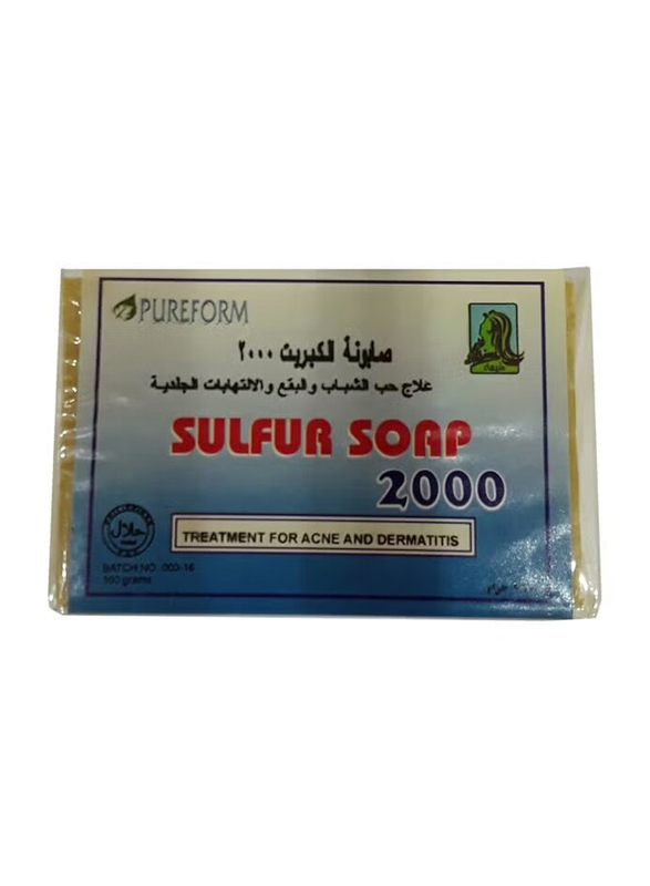 Pureform Sulfur Soap 2000, 160gm