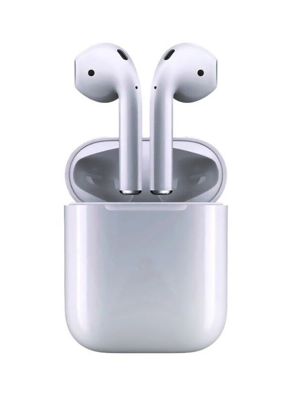 Wireless In-Ear Earphones with Charging Case, White