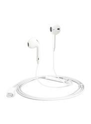 Lightning Wired In-Ear Earbuds, White
