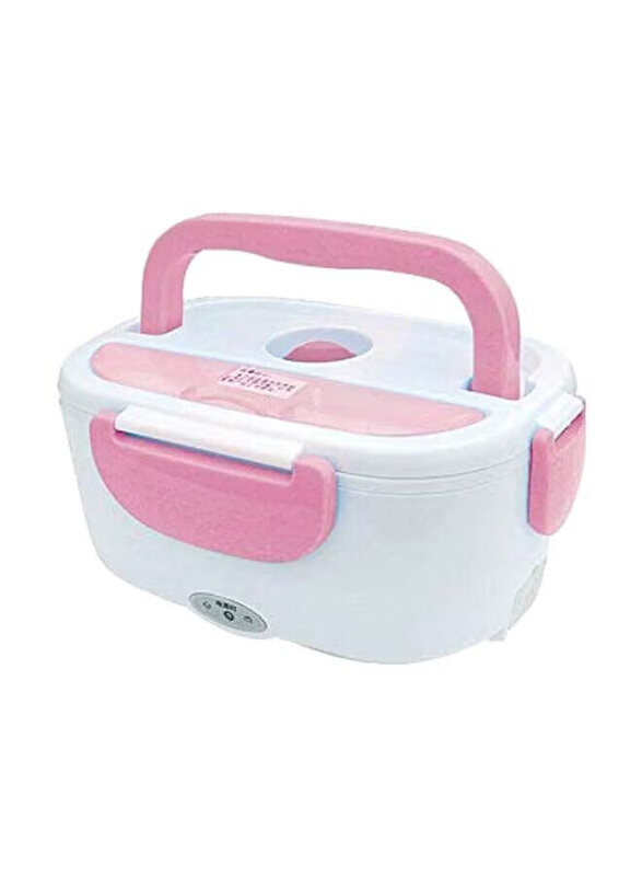 Multi-function Electric Heating Lunch Box, 2724338052323, Pink/White