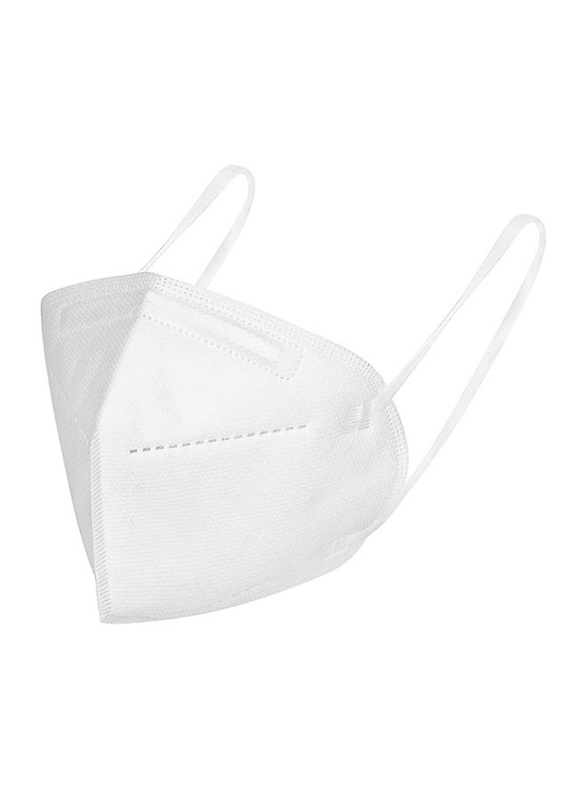 KN95 Particulate Respirator Anti-Dust Face Mask, White, 1-Piece