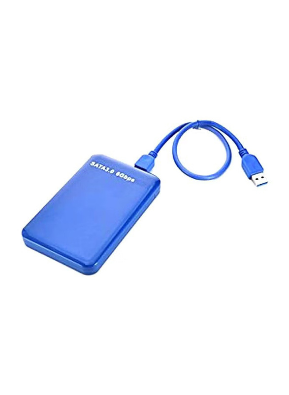 SATA 3.0 External HDD SSD Hard Disk Drive Case, Blue