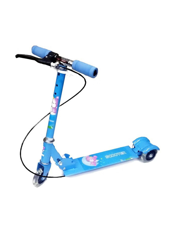 Well Play 3-Wheels Scooter For Kids, 18cm, Blue
