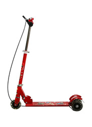 Well Play 3-Wheels Scooter For Kids, 19cm, Red