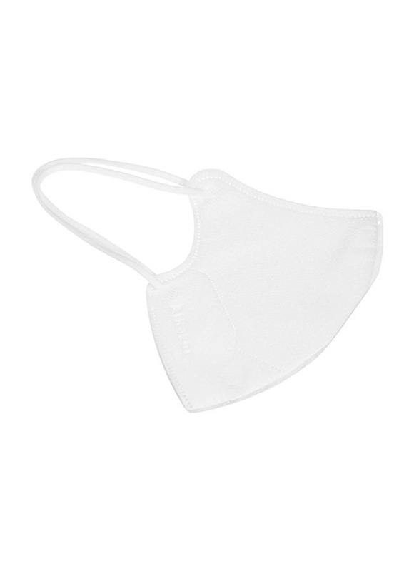 4-Layer KN95 Disposable Face Mask with Earloop, White, 10-Pieces