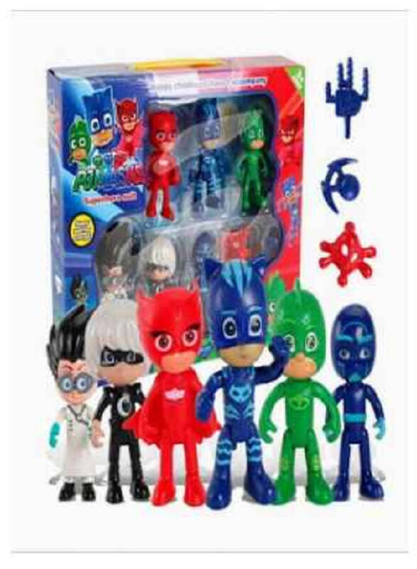 

Generic Pj Masks Cloak Action Figures Doll Toy, 6 Pieces, Ages 3+