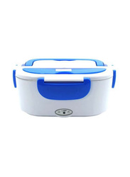 Portable Electric Lunch Box, H24011BL-US, Blue/White