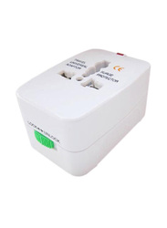 Mifan All-In-One Universal Travel Adapter Plug, White