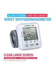 Wrist Type Sphygmomanometer without Voice, NE-CIM29, White