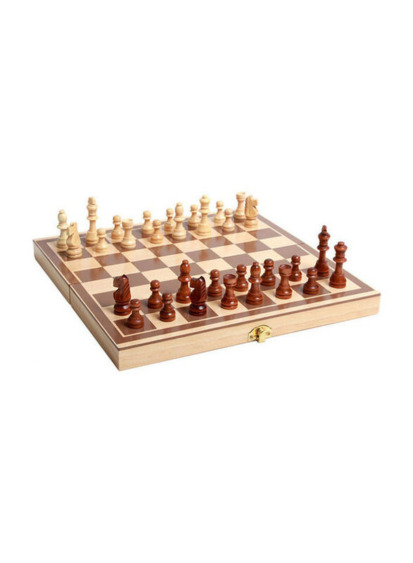 

Generic Folding Wooden High Grade Chess Set