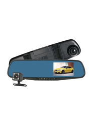 Kkmoon Dual Lens DVR Car Dash Camera, Black