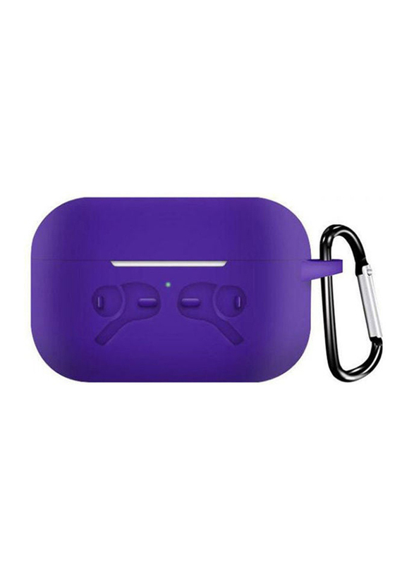Protective Cover Compatible With Apple AirPods Pro Cas for Apple AirPods 3 Charging Case, Purple