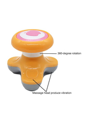 Mini Electric Vibrating Massager With USB Power Cable, Yellow