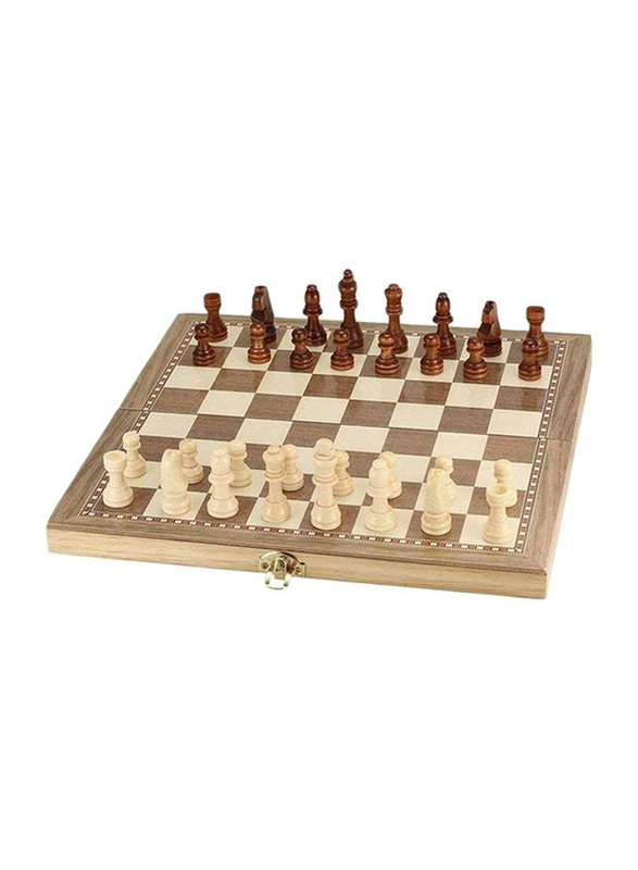 2-in-1 Magnetic Chess & Backgammon Set