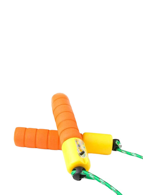 

Generic Skipping Rope with Jump Counter, 180cm, Orange/Green/Yellow