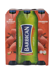 Barbican Strawberry Flavoured Non-Alcoholic Malt Beverage, 6 x 330ml