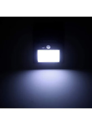 Beauenty 30 LED Solar Power PIR Motion Sensor Wall Light, 13 x 13cm, Black/White