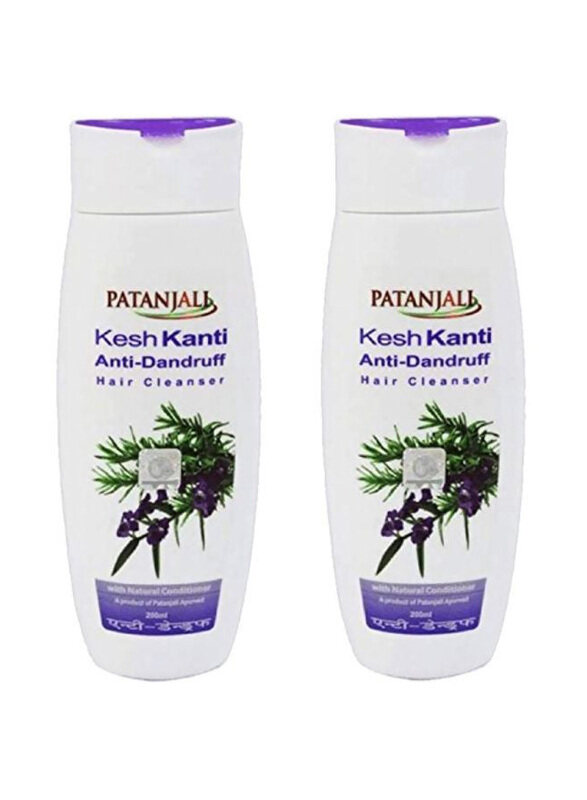 

Patanjali Kesh Kanti Anti-dandruff Hair Cleanser for Dry Hair, 2x200ml