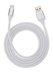 1 Meter Fast Charging Data Cable for Huawei, Samsung, HTC & All Micro USB Devices, White