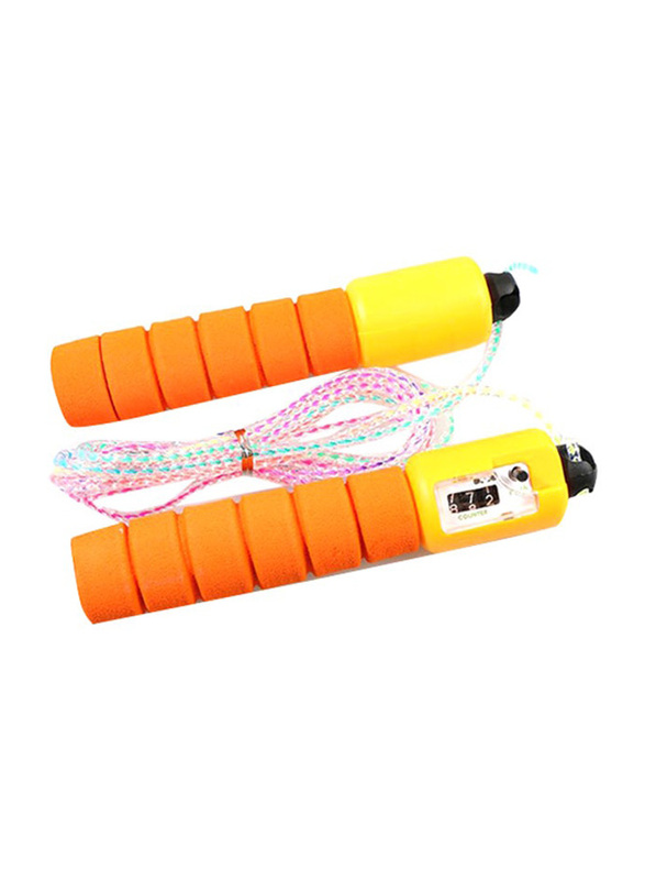 Tomshoo Skipping Rope, 8.8 Feet, Orange/Yellow