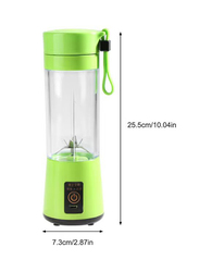 Portable USB Rechargeable Glass Extractor Blender, Green