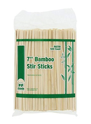 Royal 500-Piece Natural Bamboo Coffee Stirrer Set, U25591R0, Beige