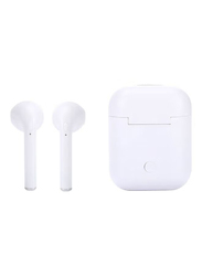 Bluetooth In-Ear Stereo Earbuds With Charging Case, White