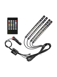 RGB LED Strip Light with Remote Control, Multicolour