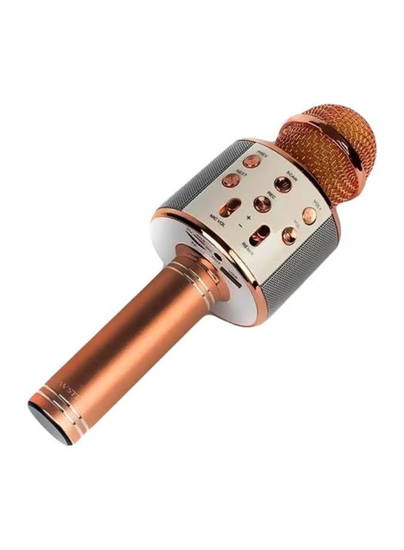 Bluetooth Microphone And Speaker, Rose Gold/Silver