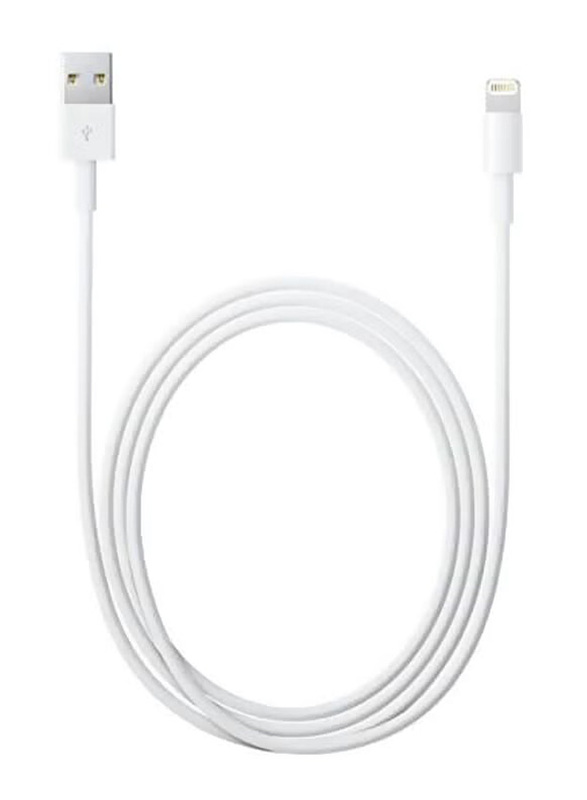 2-Feet Lightning Pin Data Sync Charging Cable, USB Type A to Lightning Cable for Apple iPhone/iPod/iPad, White
