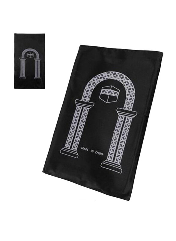 

Generic Portable Pocket Prayer Mat, 60 x 100cm, Black/White