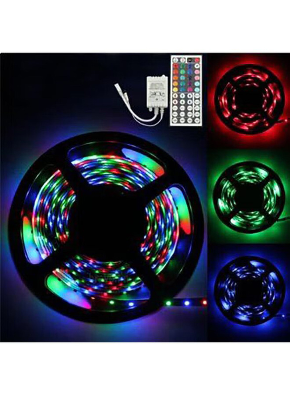 Beauenty Flexible LED Light Strip with Remote Control Panel, 7 x 19cm, Multicolour