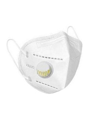 KN95 Medical Respiratory Face Mask with Filter, White, 6-Pieces
