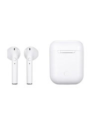 Wireless/Bluetooth In-Ear Earbuds with Charging Box, White