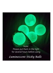 XiuWoo Glowing Stress Relief Sticky Balls, 10 Pieces, Ages 3+