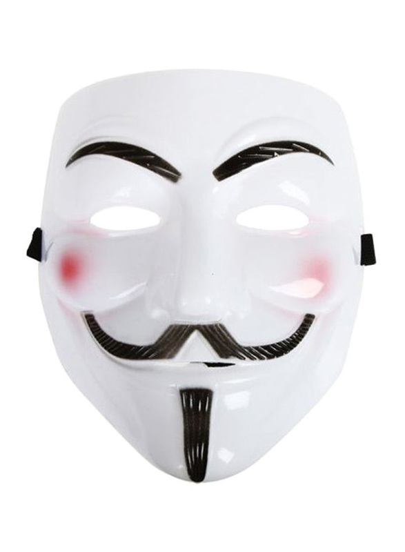 

Generic Vendetta Mask for Halloween Masquerade Cosplay, One Size, White