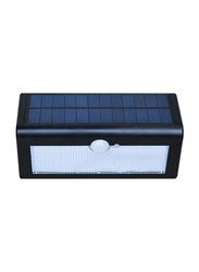 Beauenty LED Solar Outdoor Lighting Panel Radar Sensor Wall Lamp, 10 x 12cm, Black/White