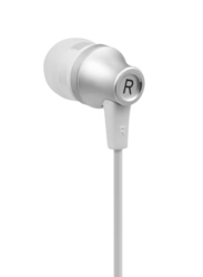 3.5mm Wired Headphone In-Ear Stereo Headset, Silver